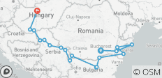  The Danube from Romania to Budapest with 1 Night in Bucharest 2024 - 18 destinations 