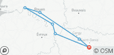  Paris to Normandy 2024 - 7 destinations 