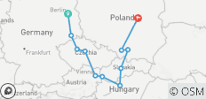  Eastern Europe Road Trip (End Warsaw, 13 Days) - 11 destinations 